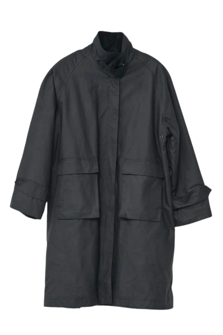 Oilskin Coat Black