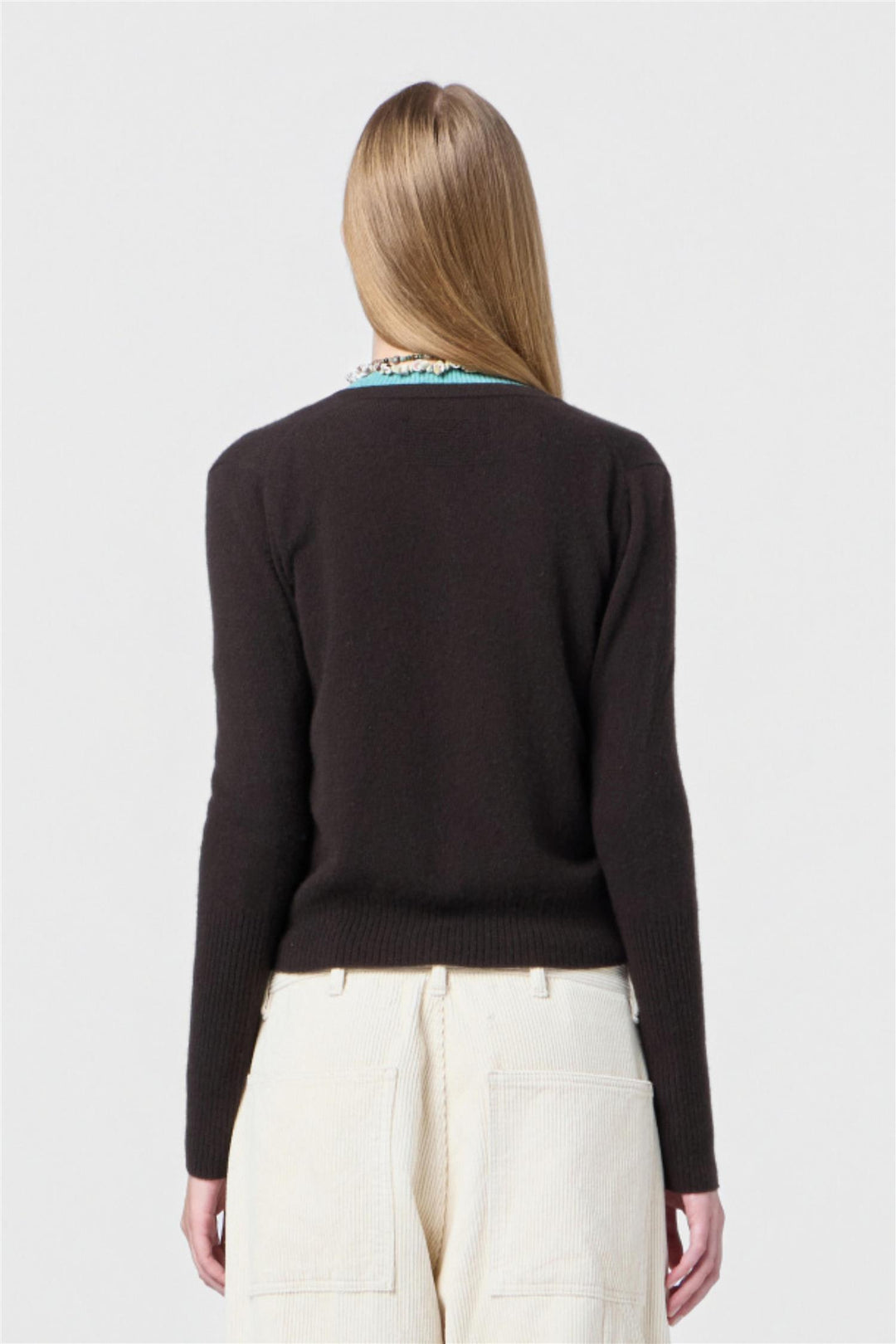 Jane Cardigan Burnt Cocoa