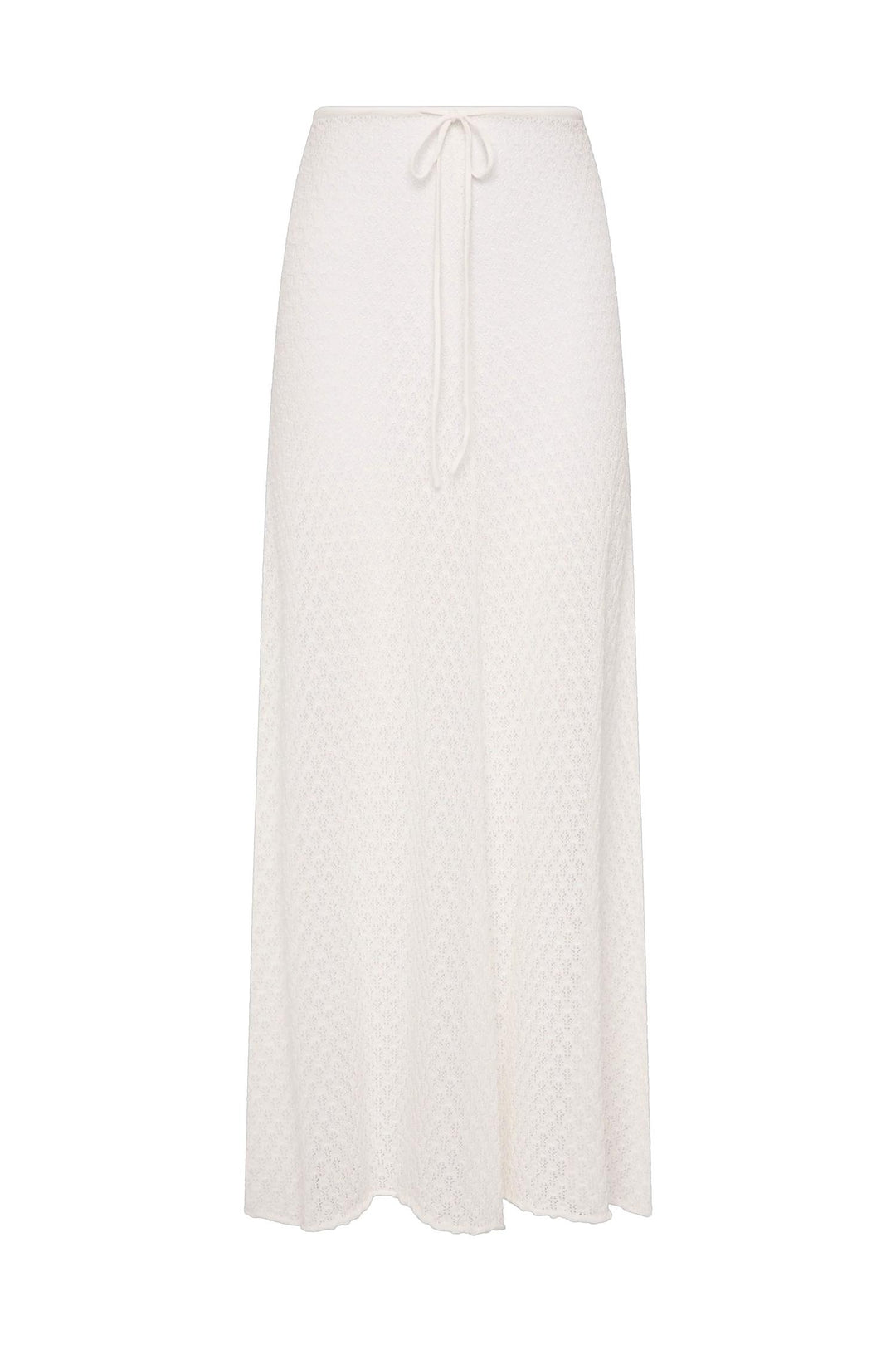 Lenna Skirt Pointelle Lace Vintage White