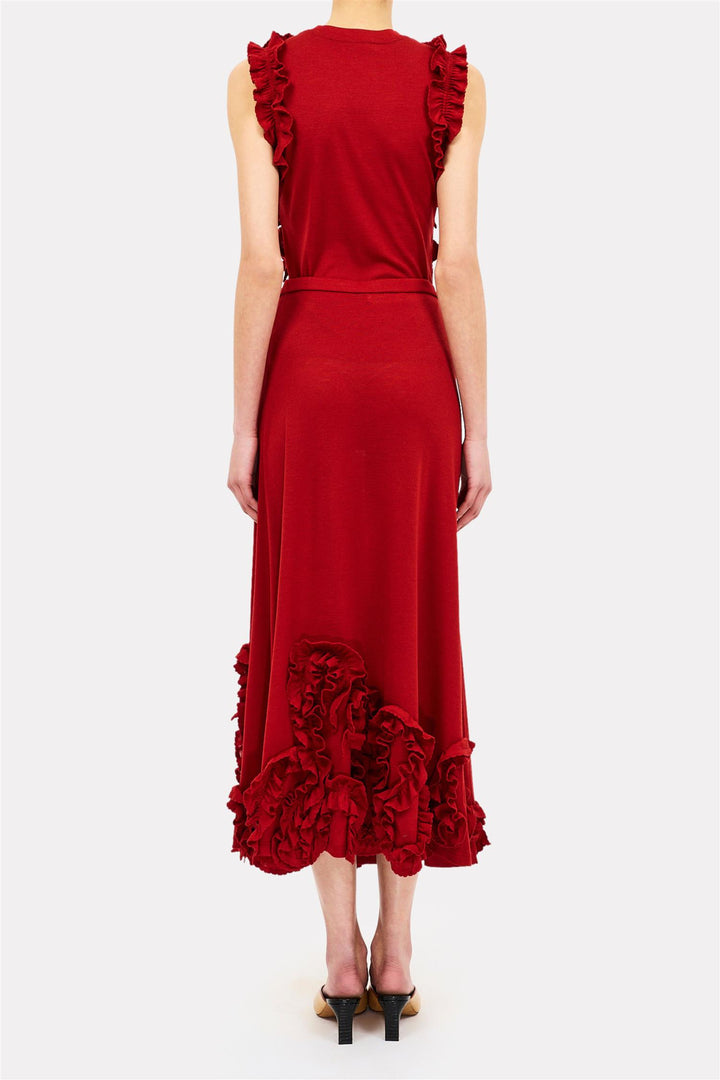 Vesna Sleveless Jersey Top Claret