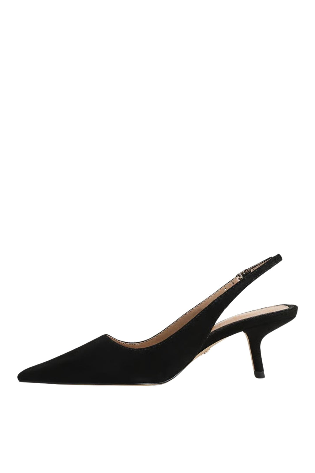 Bianka Slingback Pump Suede Black