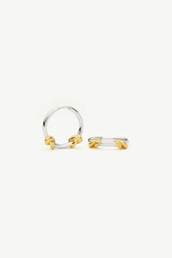 Lucy Williams Knot Small Hoop Earrings