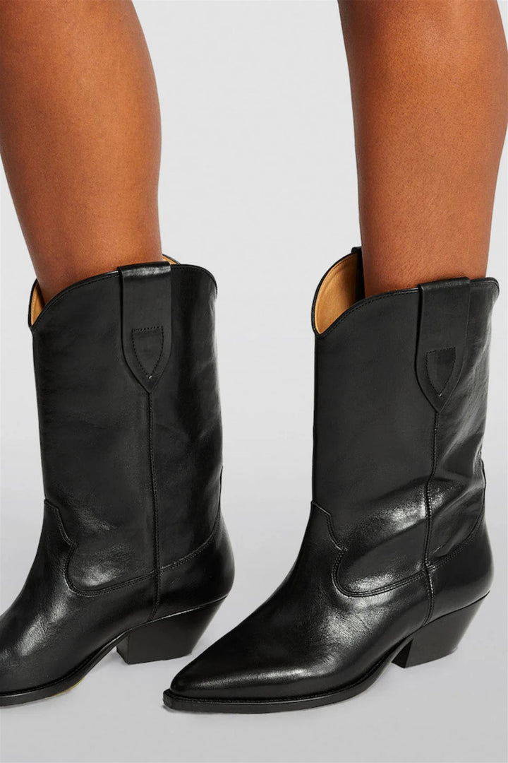 Duerto Boots Leather Iconic Black