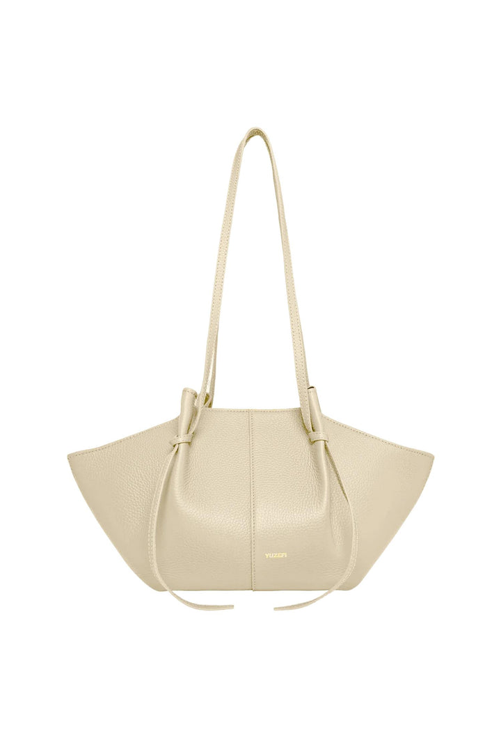 Mochi Pebble Grain Leather Angora