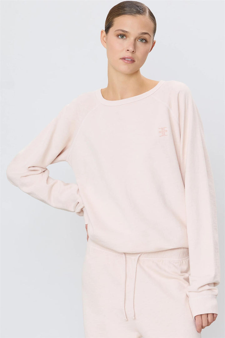 Oversized Raglan Sweatshirt Dusty Pink
