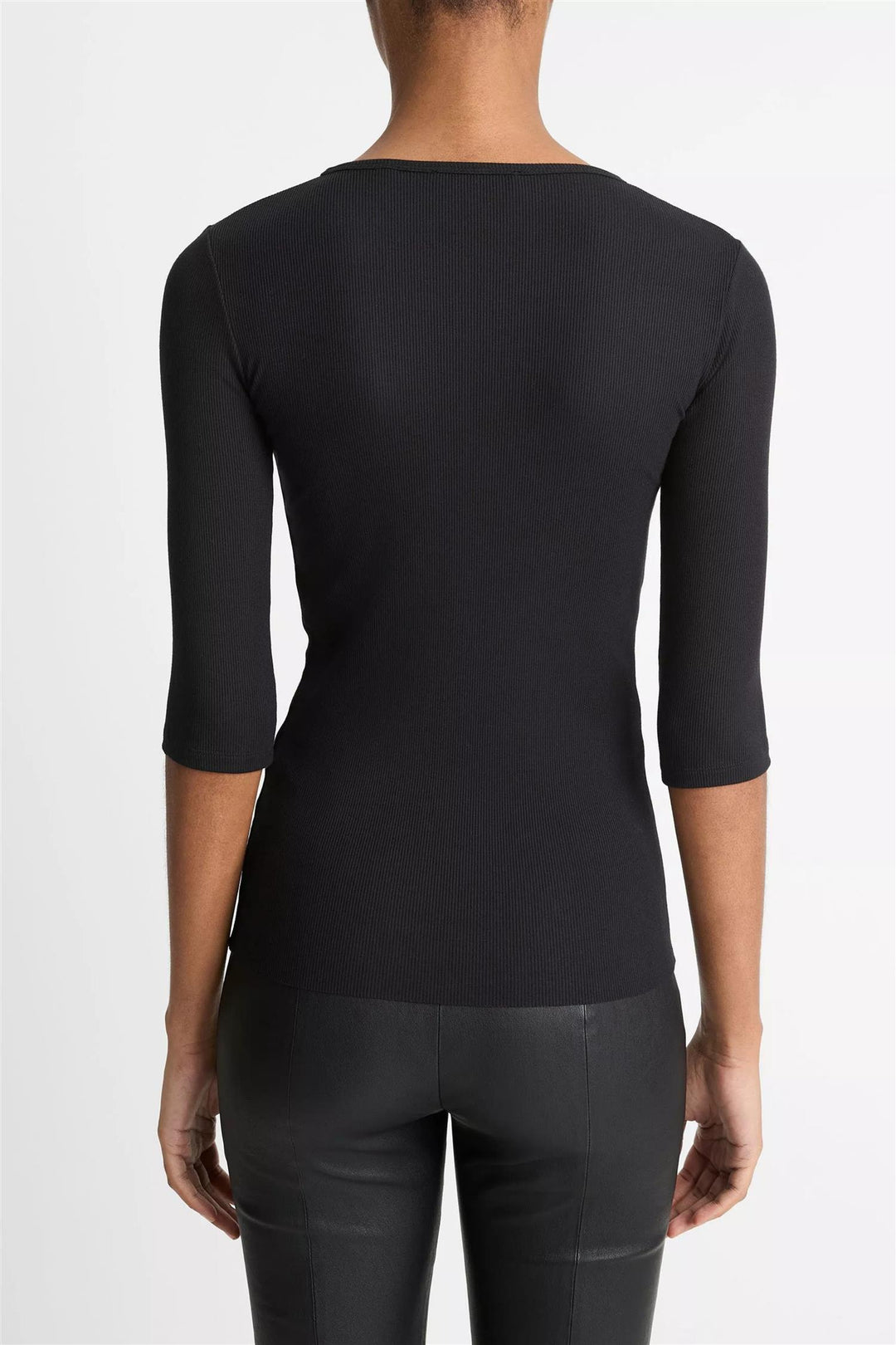 Elbow Sleeve Crew Black