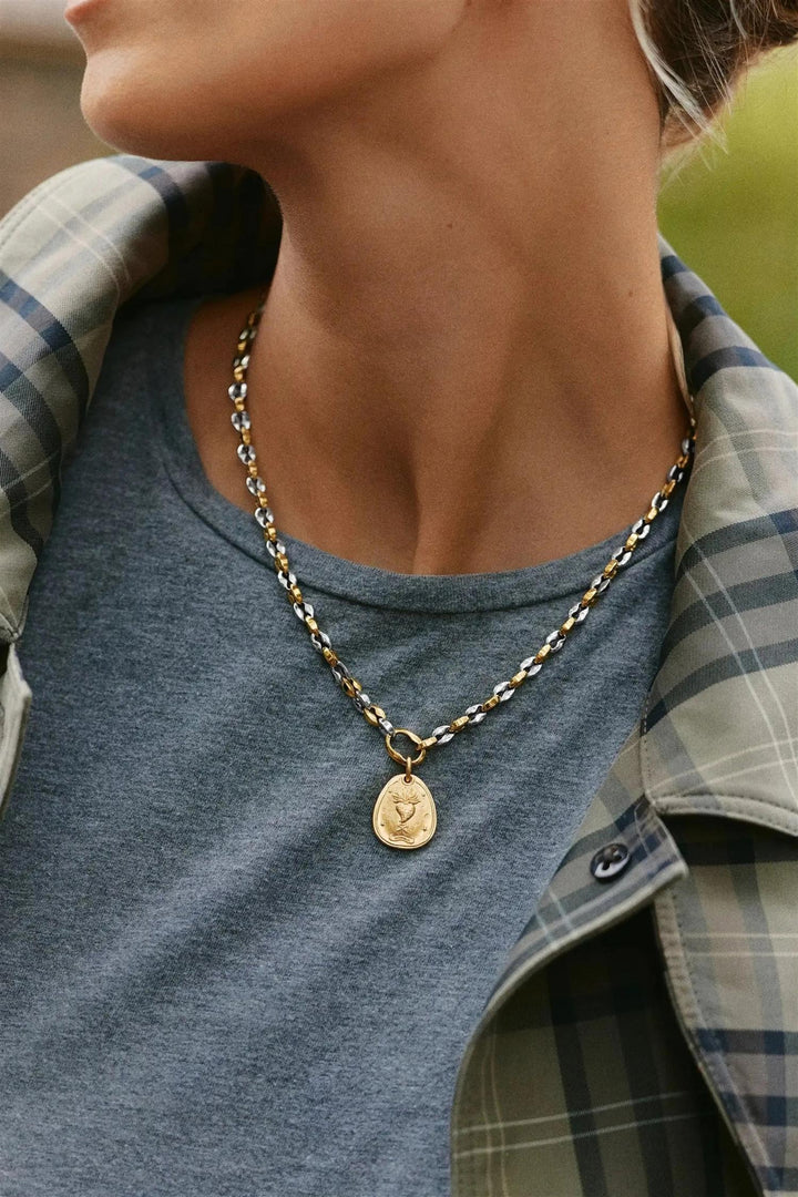 Mariner Chain Necklace Silver/Gold