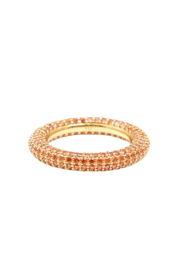 Colorful Ring Orange Gold