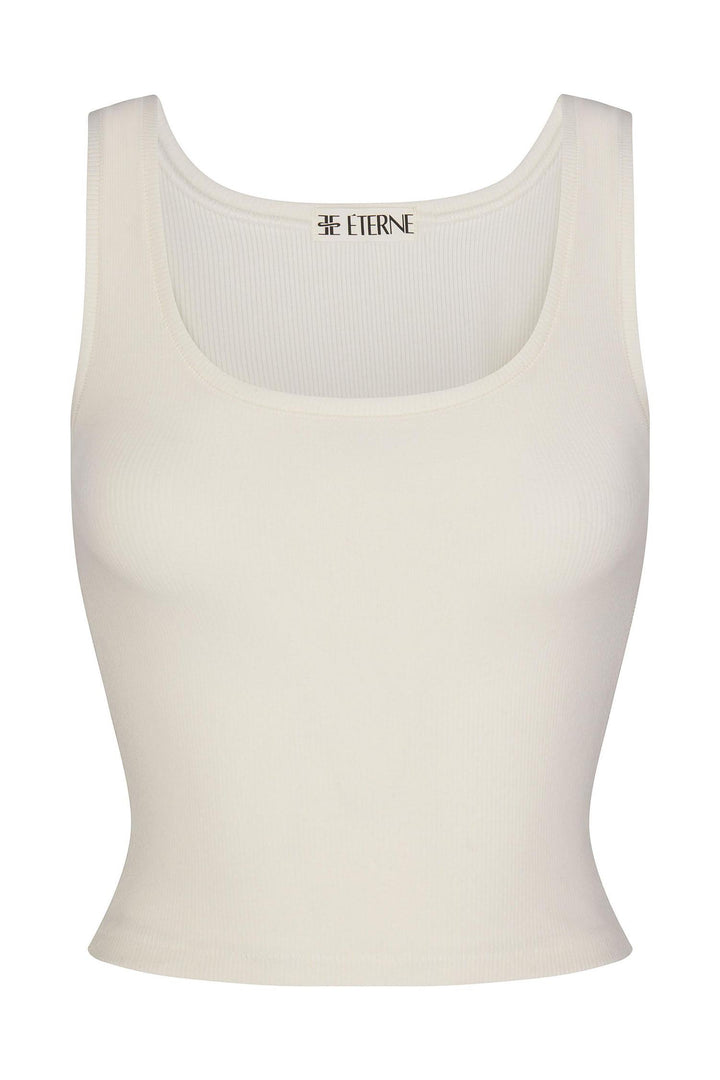 Square Neck Tank Cream