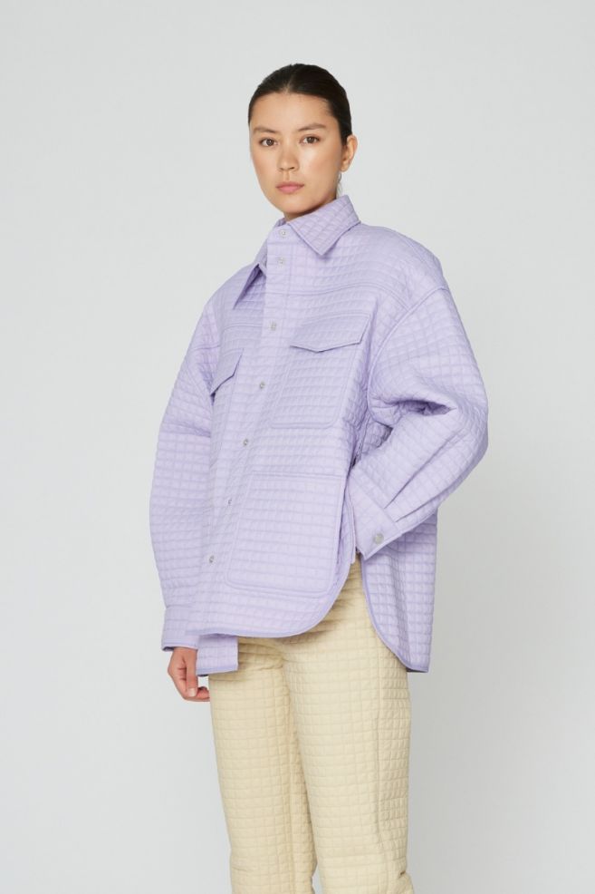 Atina Quilt Jacket Pastel Lilac