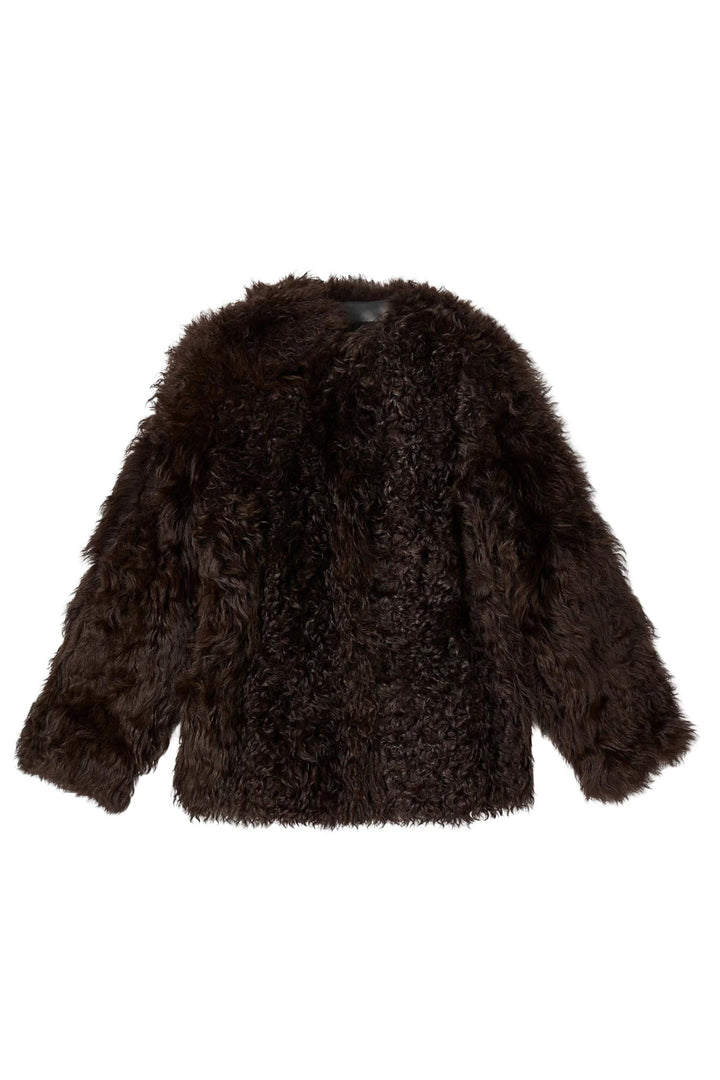 Como Shearling Jacket Chocolate