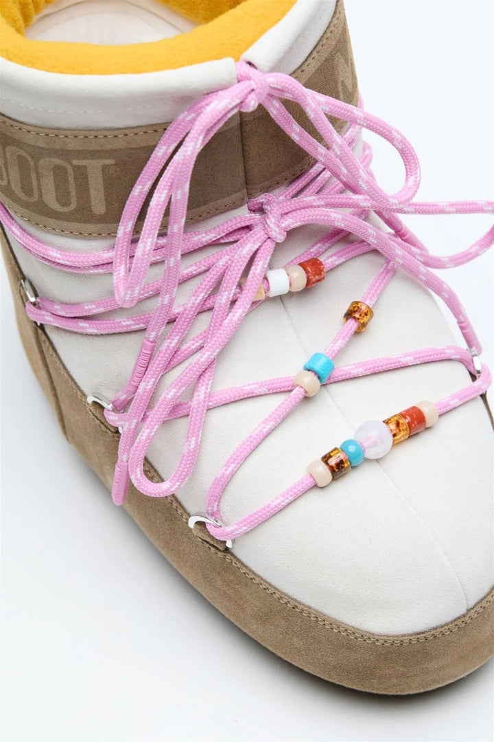 MB x GIR Low Icon Suede Beads Honey / White Sand