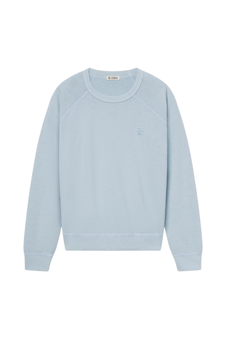 Oversized Raglan Sweatshirt Dusty Blue