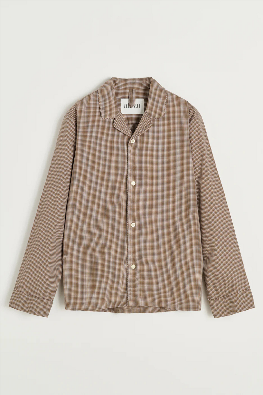 Classic Pyjamas Check Mix Fossil