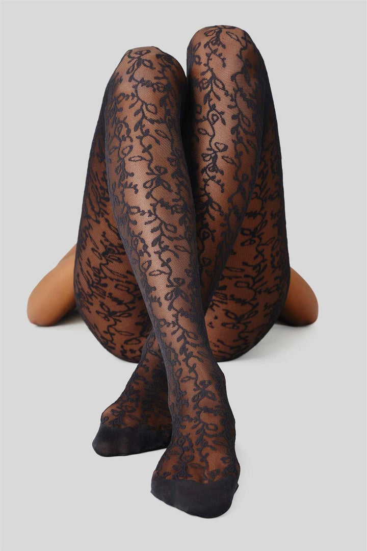 Lo Lace Tights Black