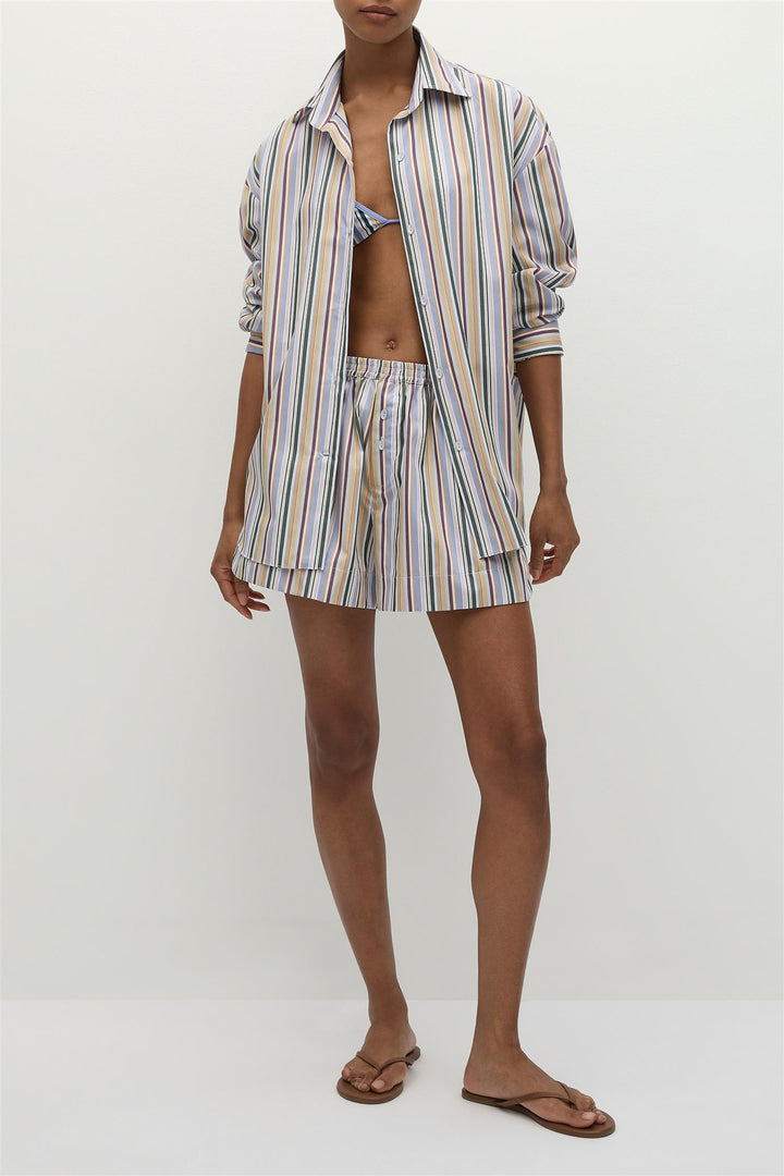 En Veau Oversized Shirt Sifnos Stripe