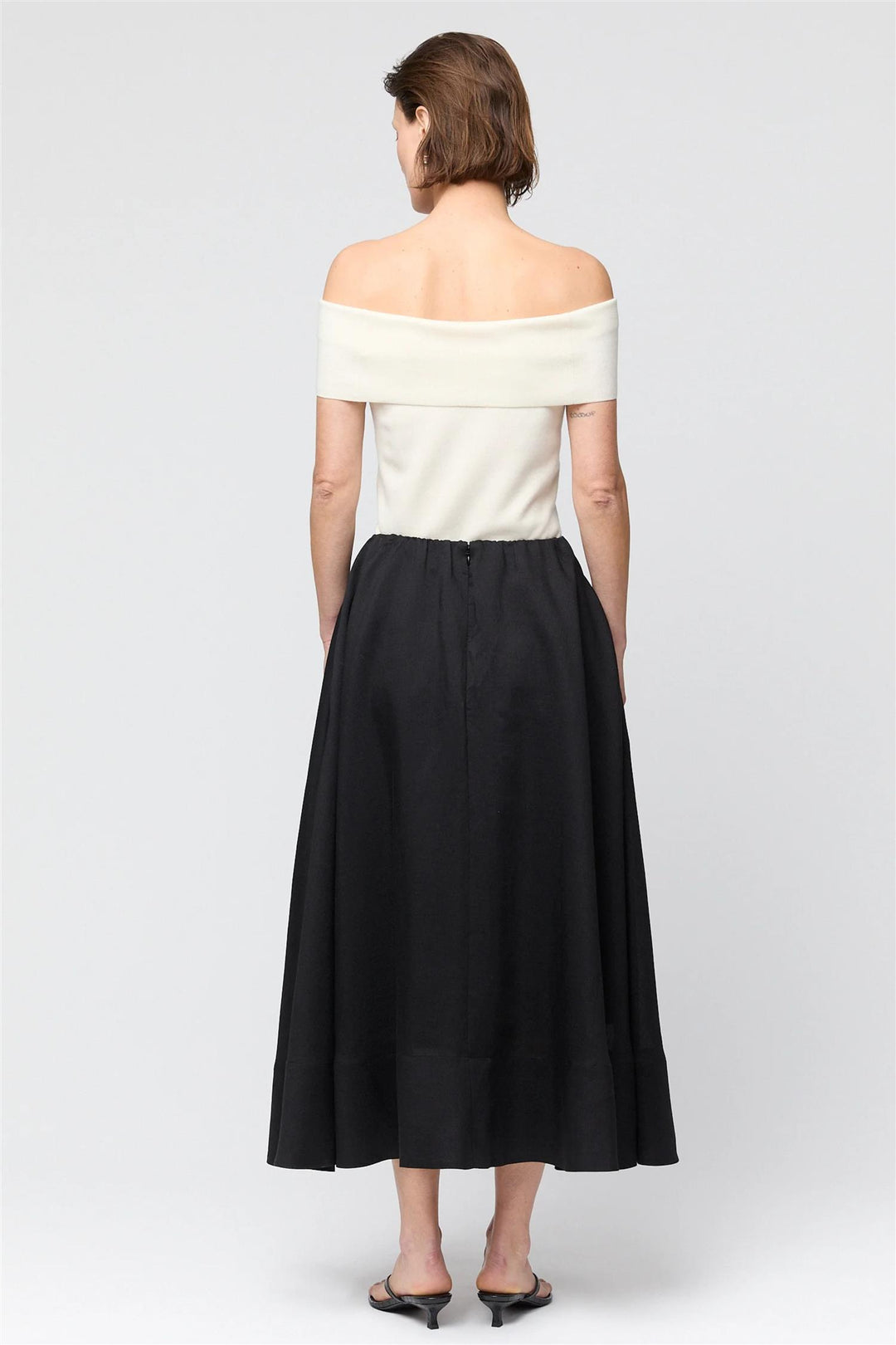 Vivienne Organza Skirt Jet Black