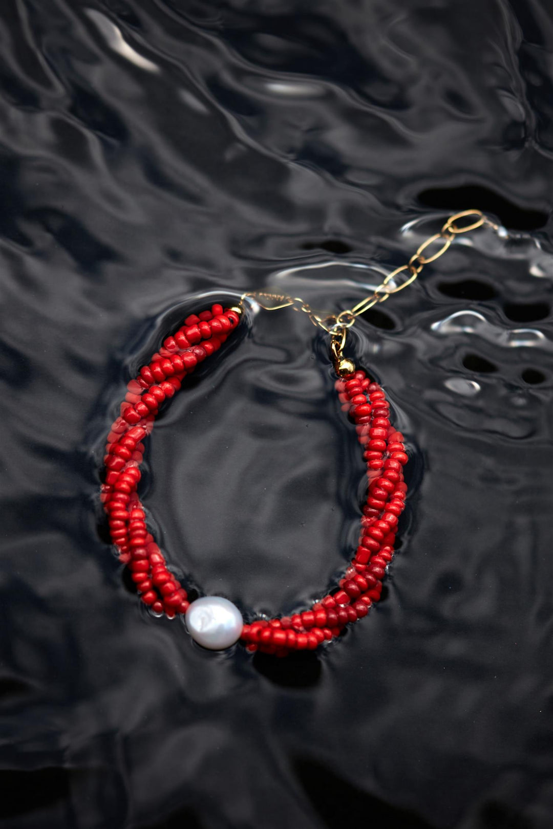 Scarlet Wave Bracelet Red