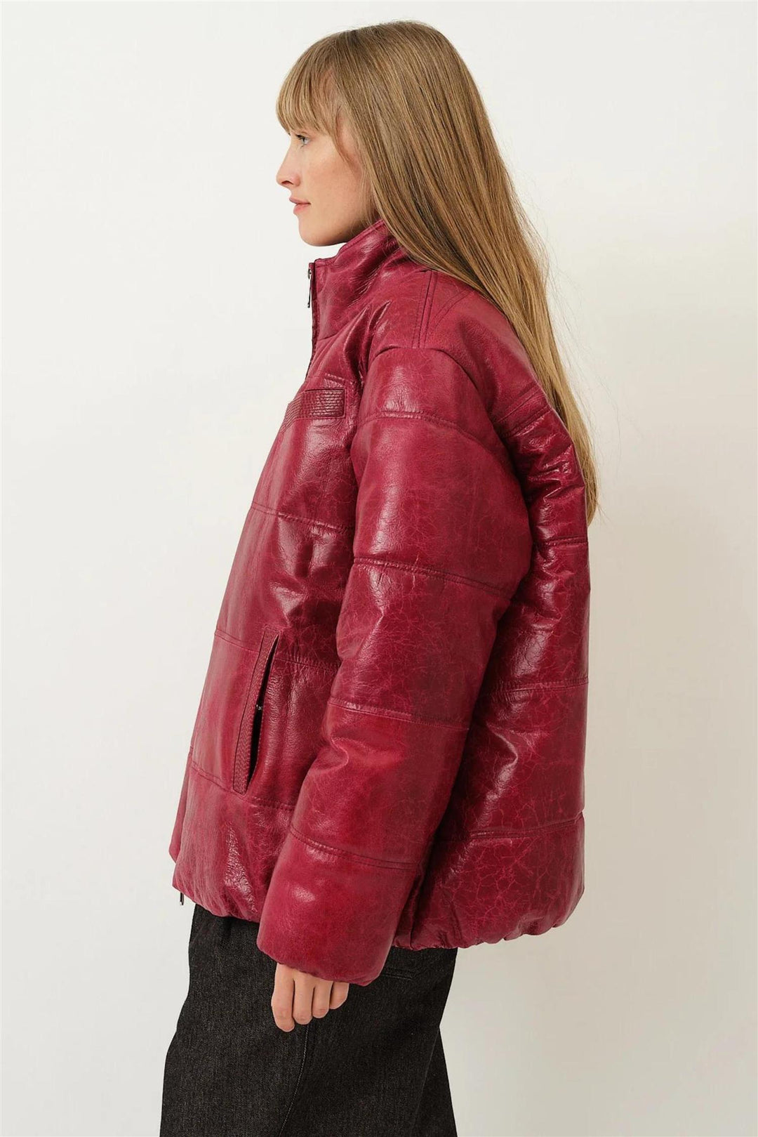 Bloom Coat Dark Red