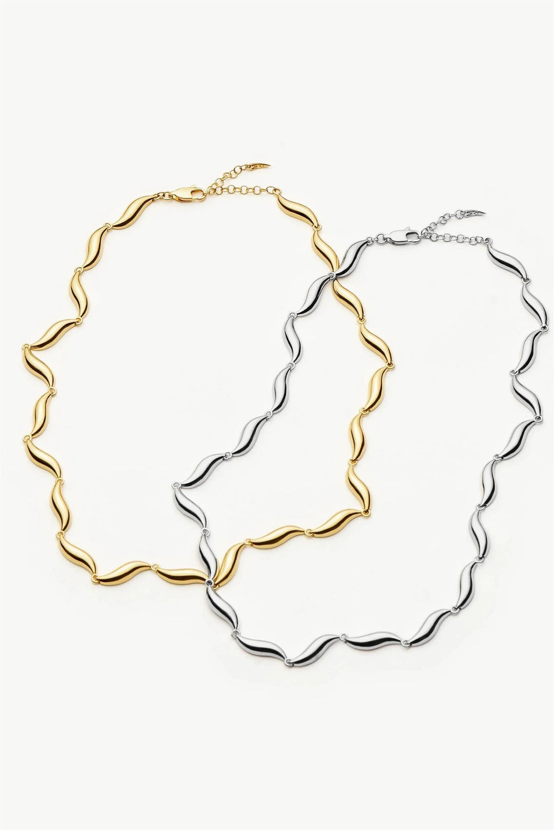 Savi Signature Link Chain Necklace Silver