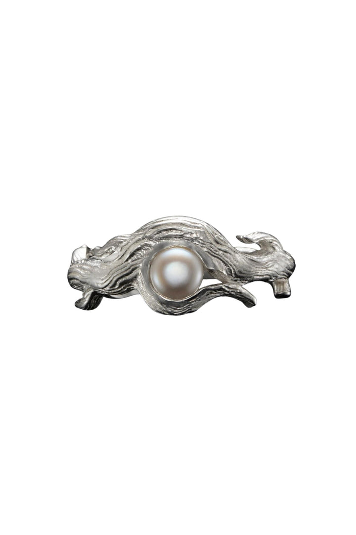 Secret Garden Ring - Silver - Freshwater Pearl