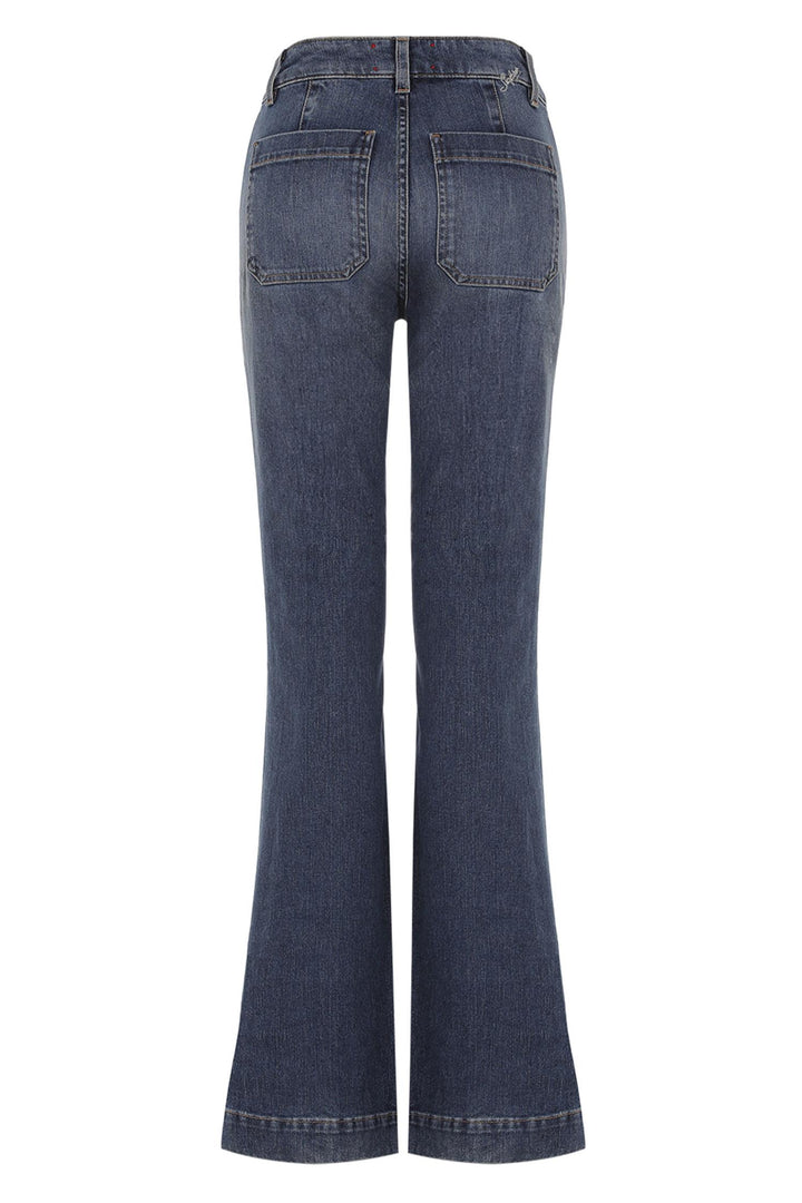 Delphine Flared Jeans Blue Denim