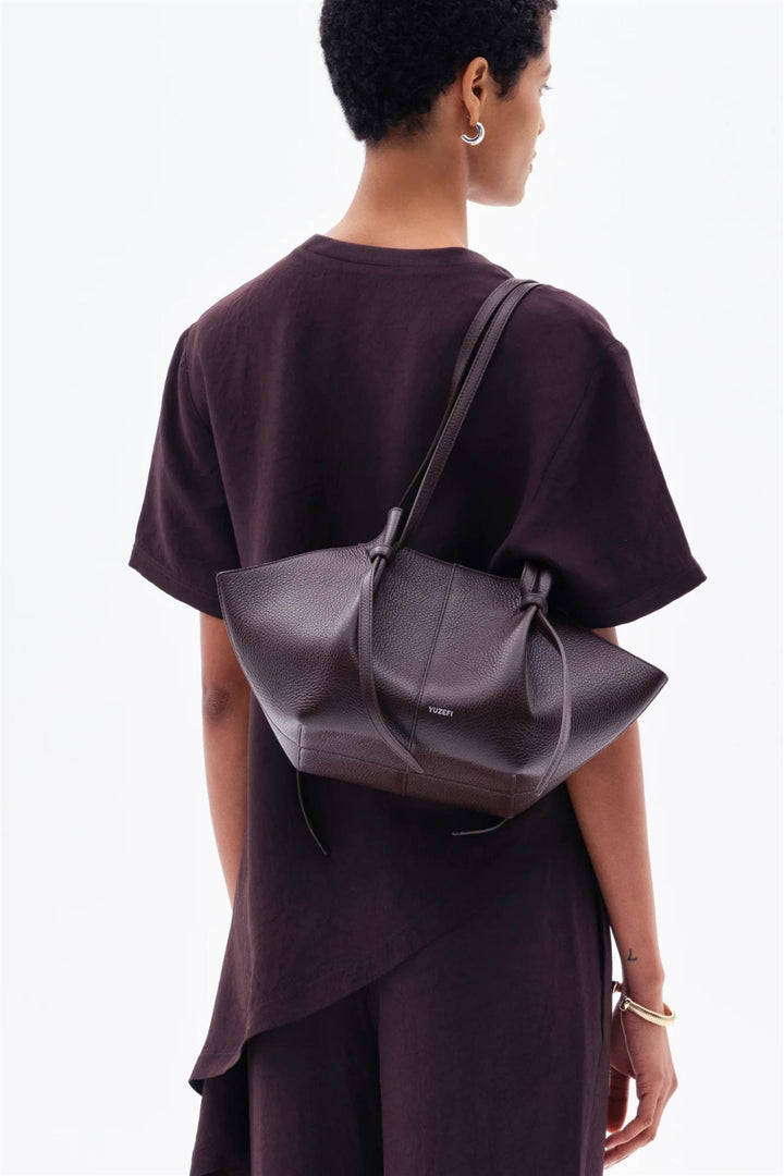 Mochi Pebble Grain Leather Espresso