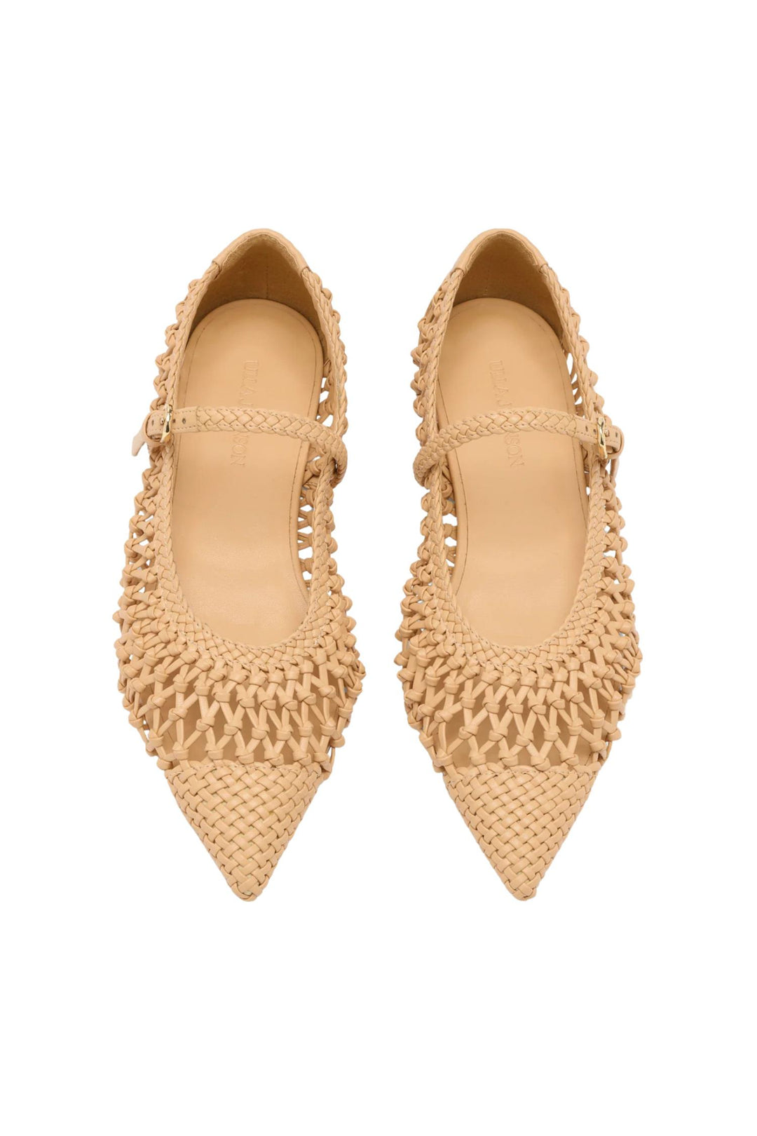 Gracie Hand Knotted Ballet Flat Miele
