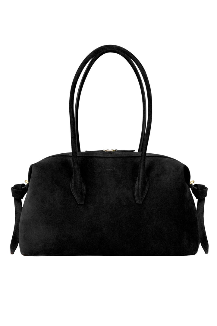 Brioche Duffle Suede Leather Black