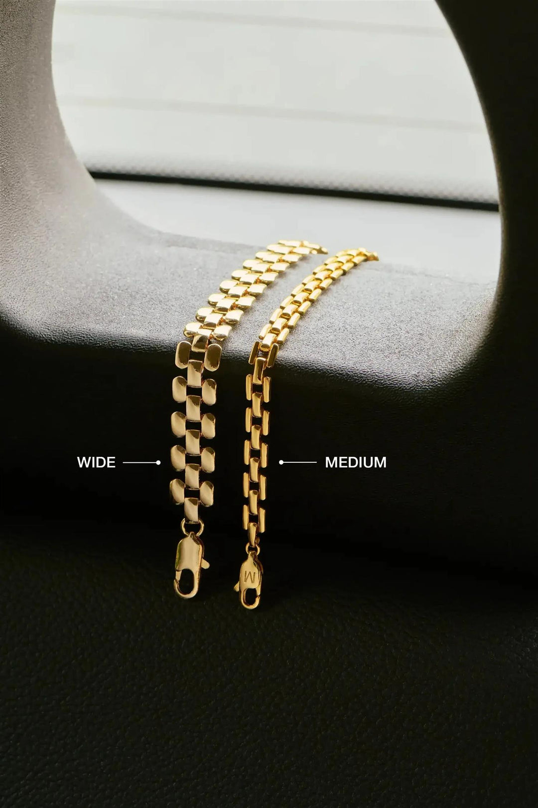 Vintage Watch Strap Bracelet Gold