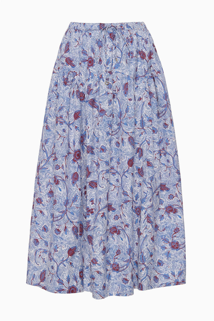 Rosen Midi Skirt Gardenia