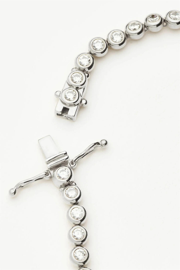 Tennis Round Bracelet Silver