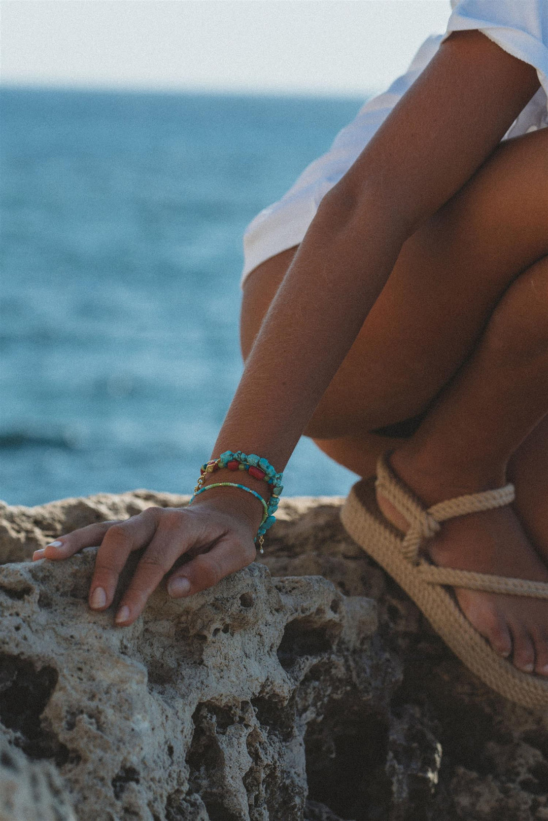 Beach Cocktail Bracelet Aqua