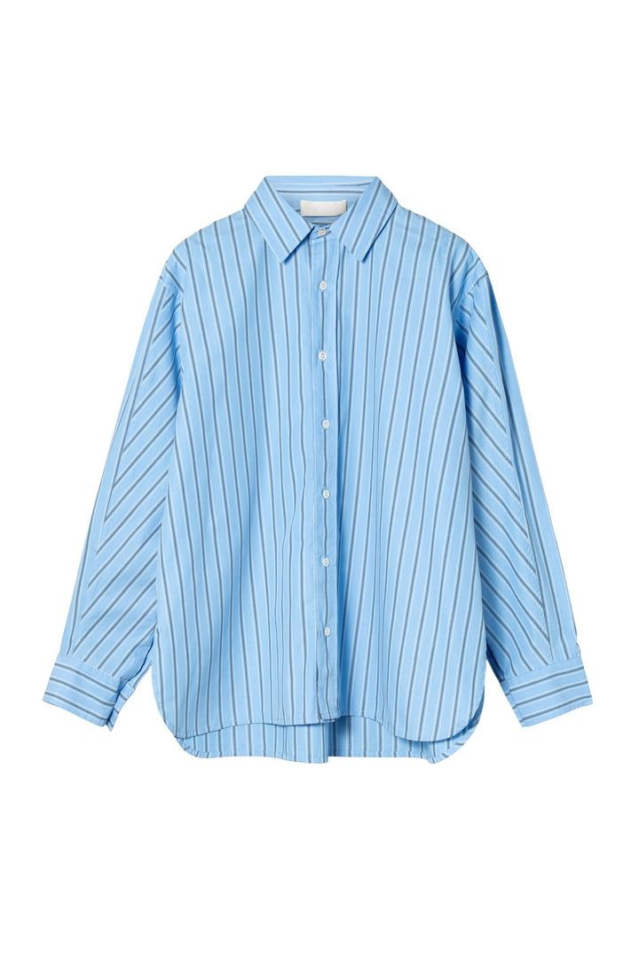 Coastal Shirt Cornflower Blue Stripe