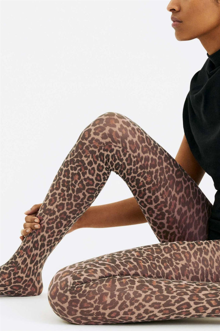Sofia Leopard Tights