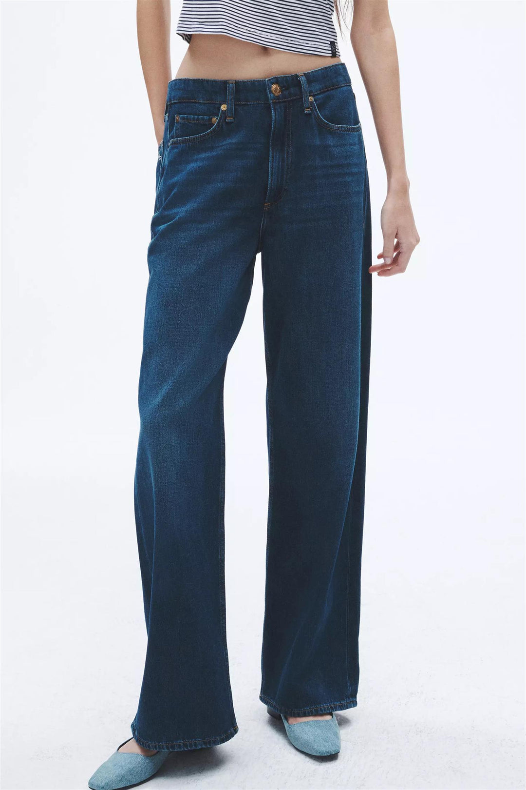 Logan Featherweight Wide Leg Jeans Annalise