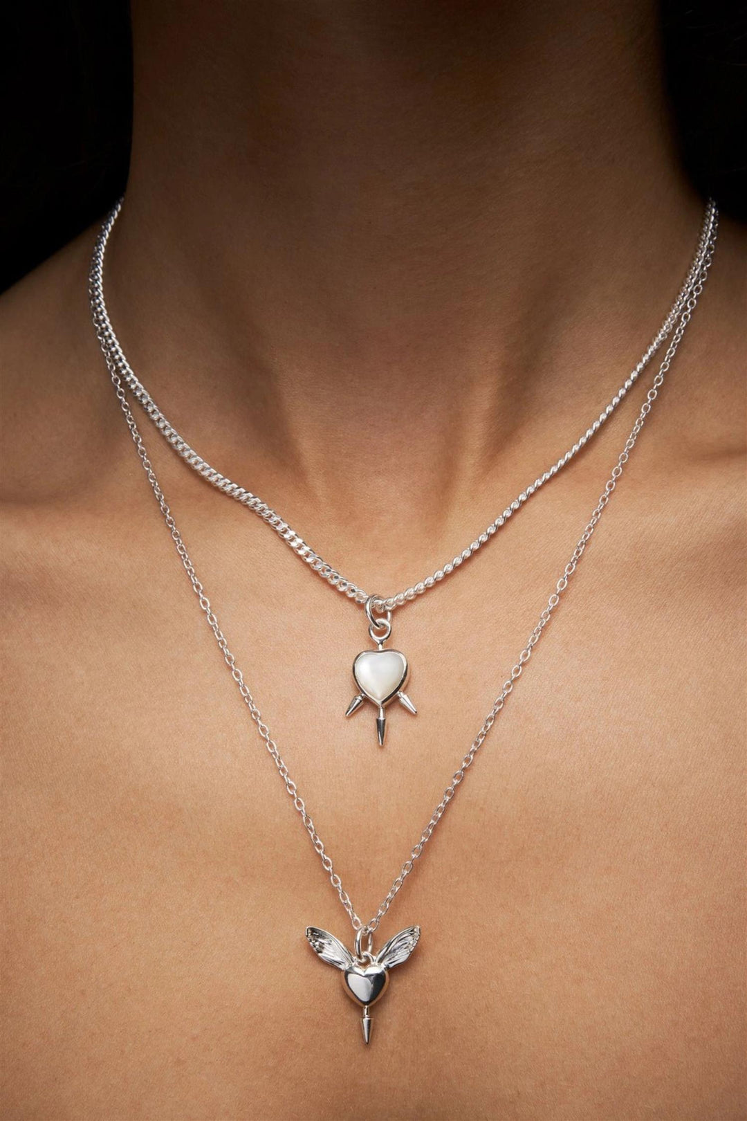 Lovers Necklace Silver