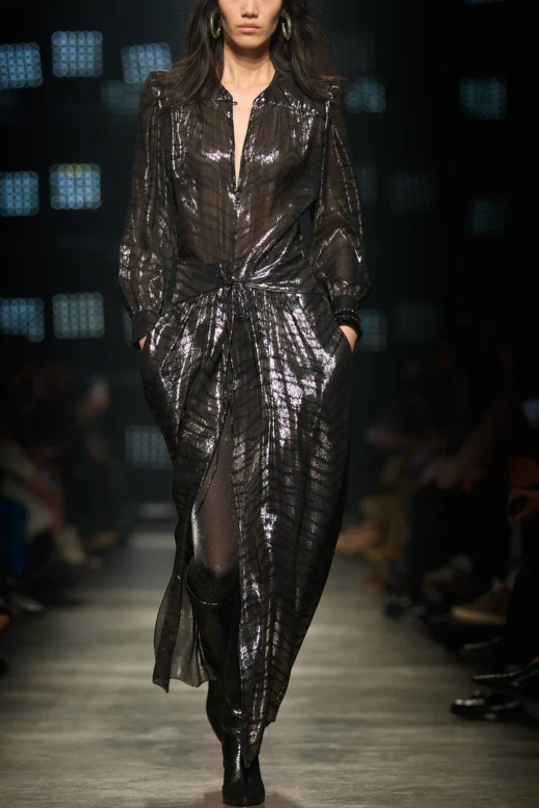 Felby Dress Black/Silver