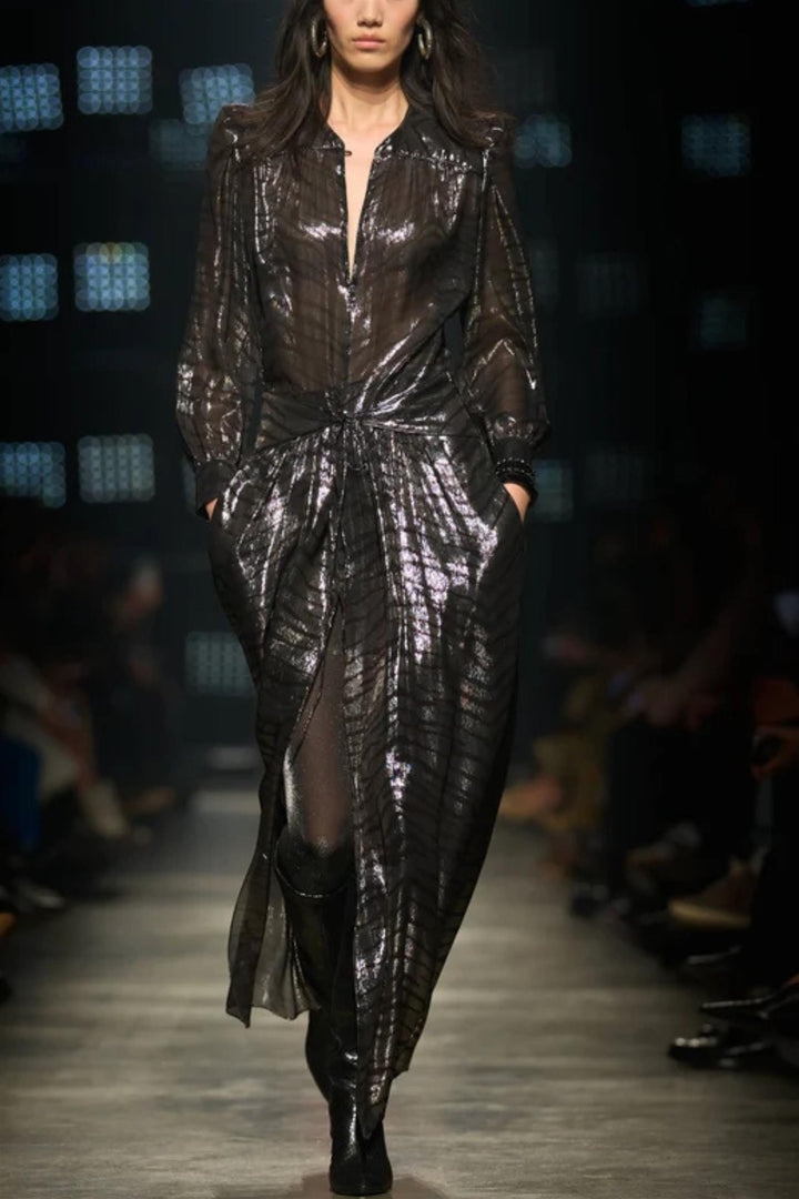 Felby Dress Black/Silver