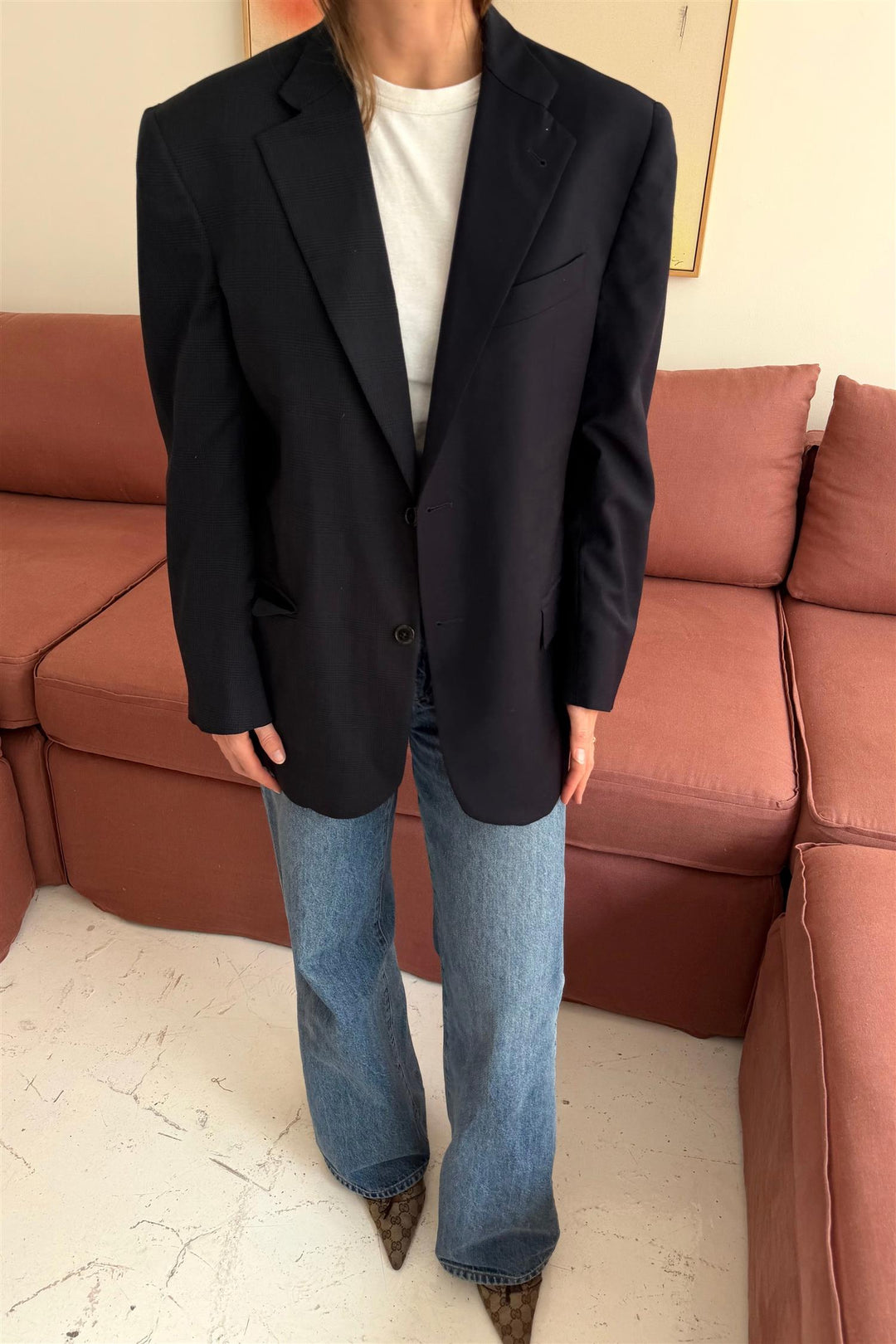 Contrast Blazer CB2568