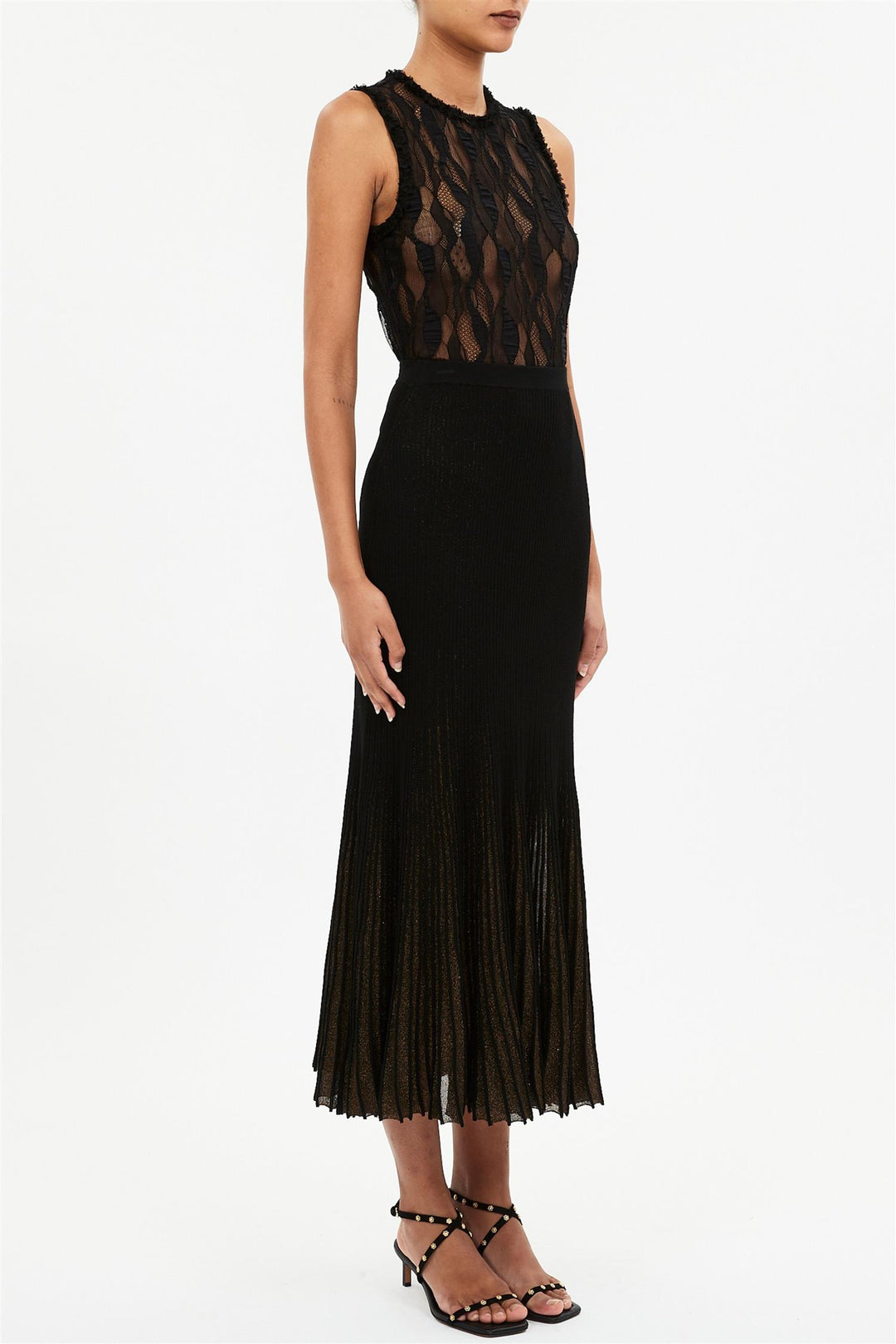 Vera Midi Skirt Noir