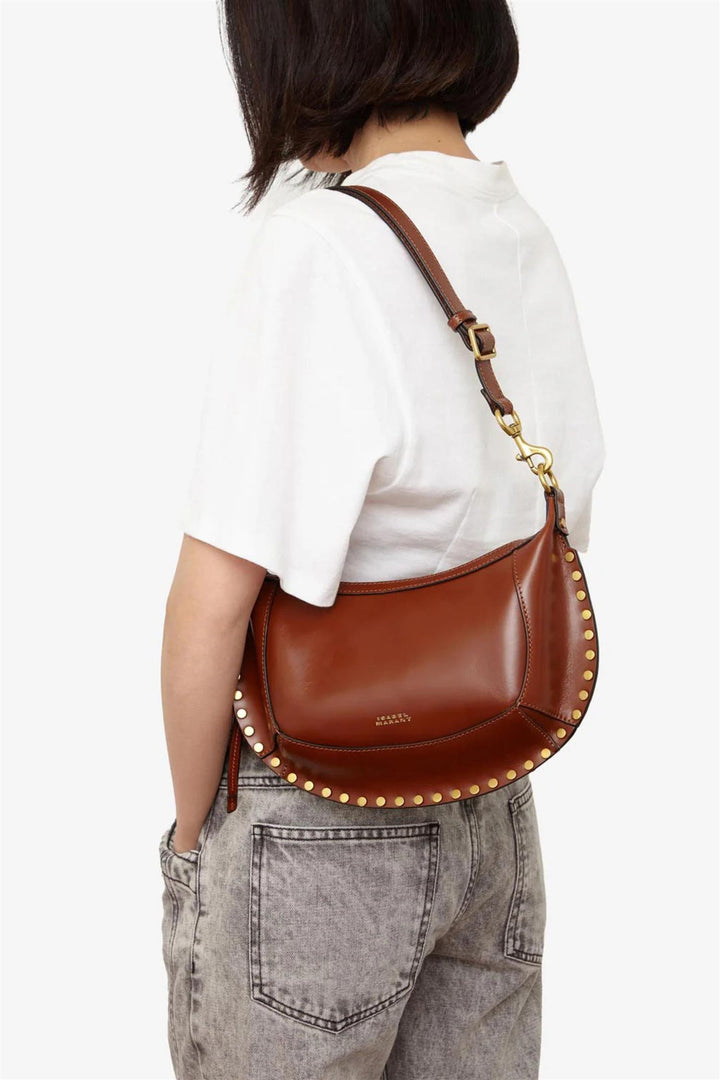 Oskan Moon Shoulder Bag Cognac