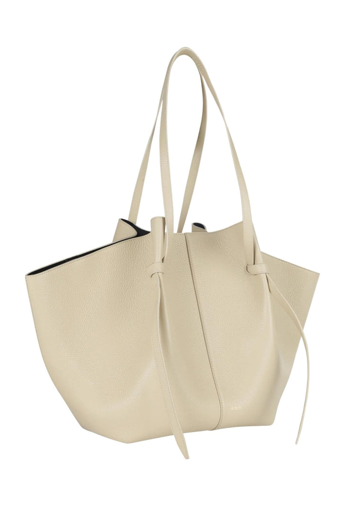 XL Mochi Pebble Grained Leather Angora