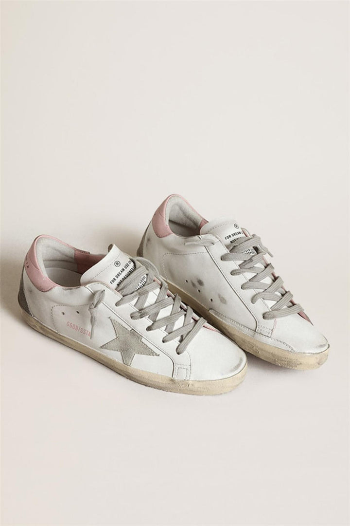 Super-Star White Leather Ice/Light Pink