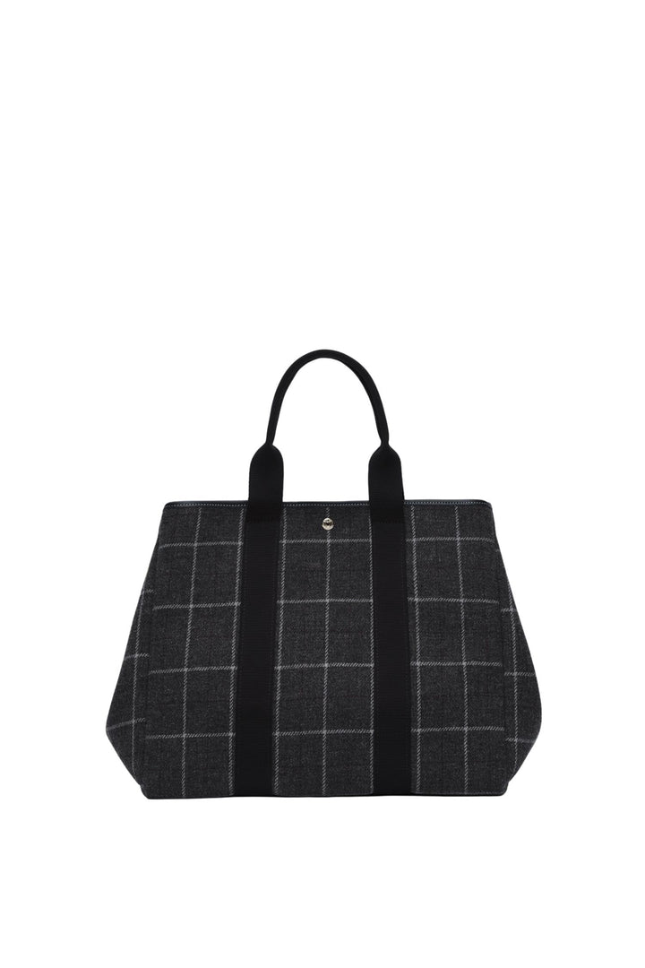 Traversée L Hunting Tweed 02 Charcoal
