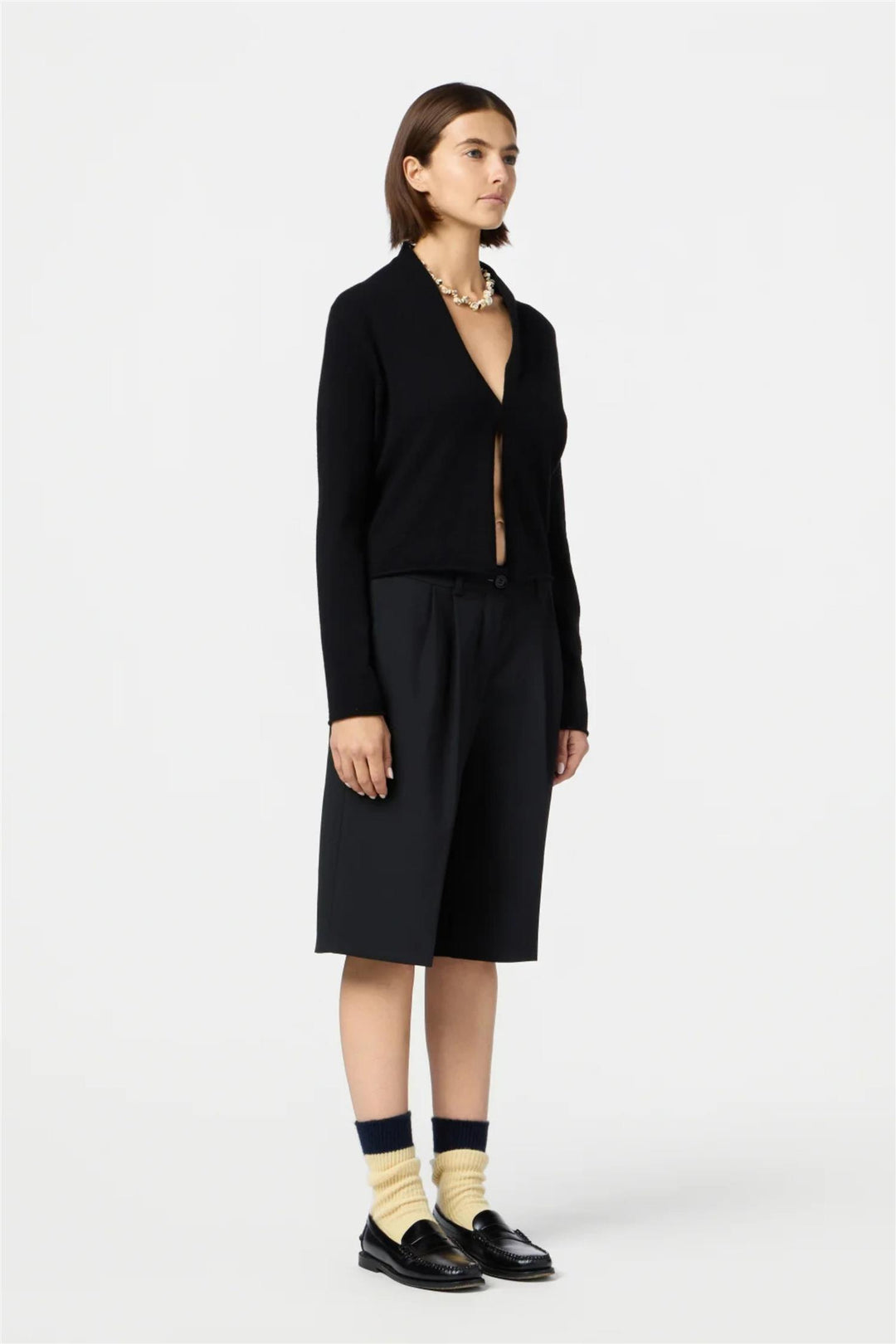 Stealth Cashmere Cardigan Black