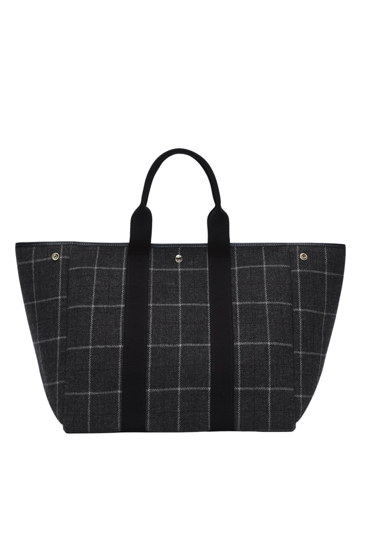 Traversée L Hunting Tweed 02 Charcoal