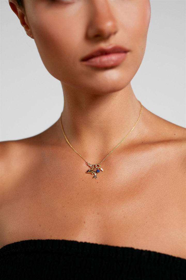 Delphine Necklace Gold