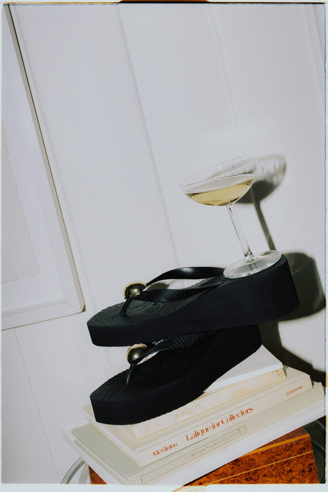 High Platform Pearl Paris Black