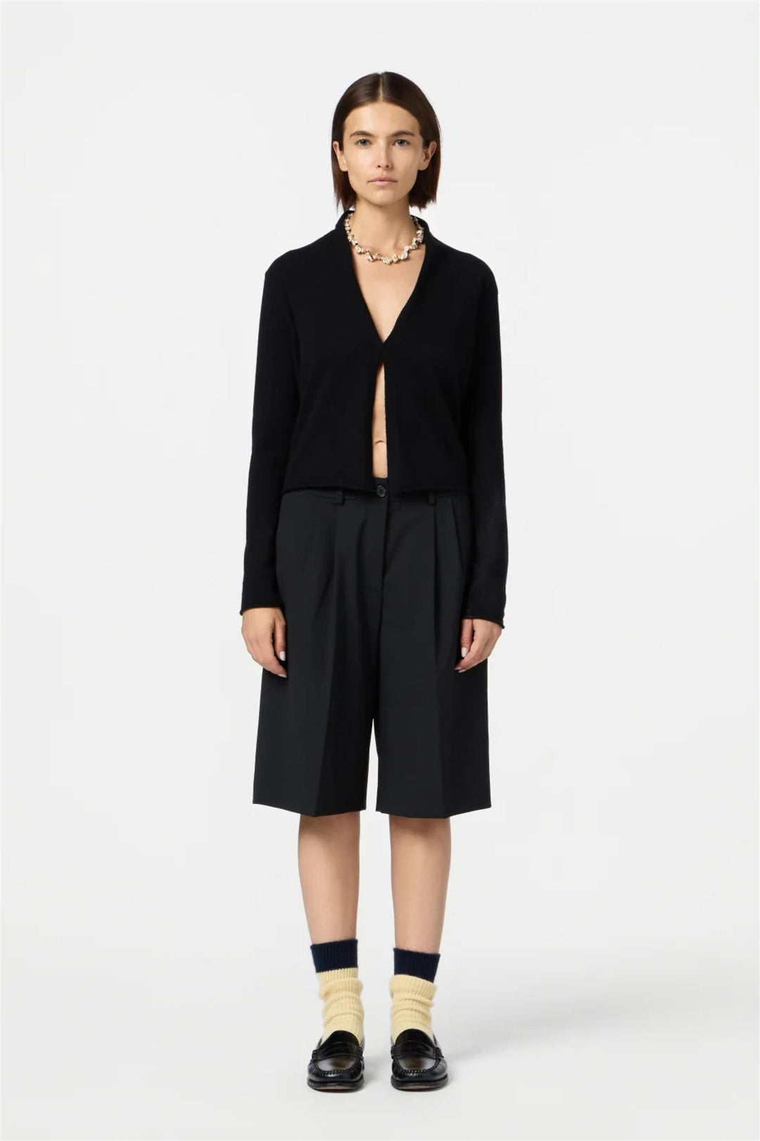 Stealth Cashmere Cardigan Black